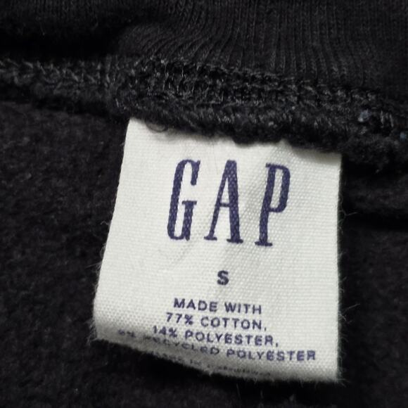 GAP Sweatpants Men Small Black Logo Drawstring Jogger Casual - Picture 4 of 6